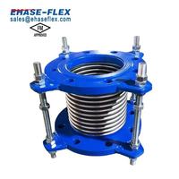 Junta de Expansión Axial de Acero Inoxidable para Tubería Corrugada de Alta Calidad, Aprobada por FM, Superficie Pintada, DN40-DN600