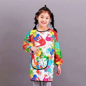 Bata de Algodón de Manga Larga para Niños, Impermeable, con Cubierta para Pintar, para Dibujar y Bocetar - Product Image 3