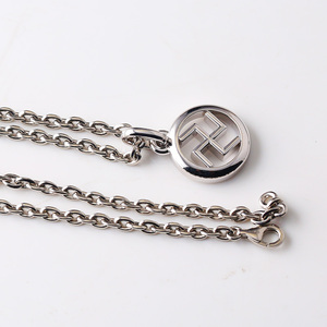 Bán Buôn Thiết Kế Độc Đáo Tùy Chỉnh Mặt Dây Chuyền Vòng Cổ 925 Sterling Bạc Văn Hóa Trao Đổi Hình Chữ Vạn Biểu Tượng Hình Ảnh Mặt Dây Chuyền - Product Image 5