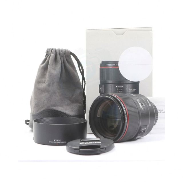 HFT Professional EF 85mm F/1.4L IS USM DSLR Digital Camera Full-Frame Lens 77mm Filter Silicone Construction Tele-Zoom Focus