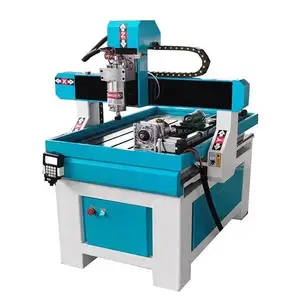 Small 4axis Cnc Wood Cnc Machine with Rotary for Cylindrical Engraving