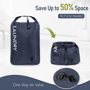 Bolsa de Lavandería de Compresión para Ropa Sucia, con Logotipo Personalizado, sin Bomba, Ahorra Espacio, para Viajes, Bolsa Impermeable para Ropa Húmeda y Seca, Venta al Por Mayor - Product Image 5