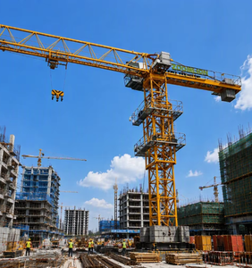 Grúa <span class=keywords><strong>Torre</strong></span> Eladas Zoomlion de 6 Toneladas en China, Pluma de 60m, Altura Independiente de 40 Metros - Product Image 2
