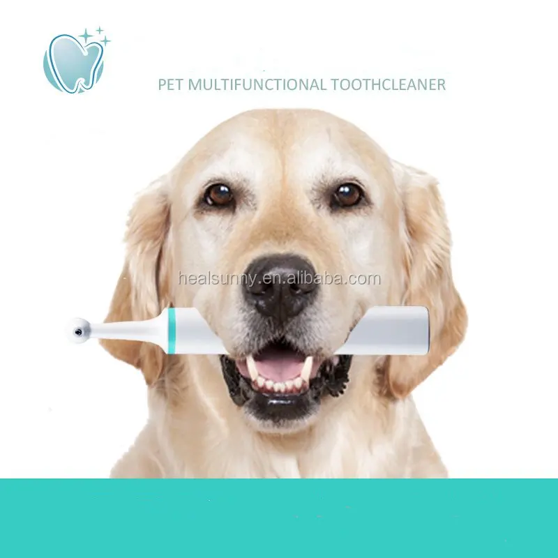 कुत्ते टूथब्रश अल्ट्रासोनिक टूथब्रश दंत पथरी दांत क्लीनर एलईडी लाइट होम और क्लिनिक उपयोग बिजली कुत्ते टूथब्रश