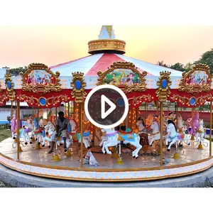 2024 New Style Amusement Park Kiddie Ride Carousel Horse