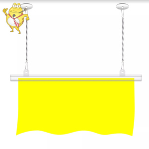 LAOHAMA Bán Hàng Trực Tiếp Từ Nhà Máy 50CM Giá Treo Biểu Ngữ Áp Phích Nhựa PVC Trưng Bày Siêu Thị Cho Trần Nhà - Product Image 1