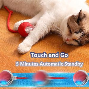 2025 Automatic Moving Green <b>Cat</b> <b>Toys</b> Balls Funny <b>Interactive</b> Indoor <b>Cat</b> <b>Toys</b> with Silicone Pet Materials for Bored <b>Cats</b> - Product Image 4
