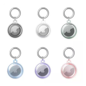 Soporte de anillo de metal para <span class=keywords><strong>airtag</strong></span>, funda de TPU transparente, impermeable, buen <span class=keywords><strong>precio</strong></span> - Product Image 2