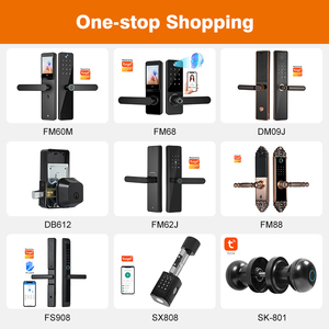 <span class=keywords><strong>Deadbolt</strong></span> ổ khóa chết Bolt an ninh cửa vân tay ứng dụng điện Key Locker ngón tay in duy nhất chốt khóa thông minh - Product Image 6