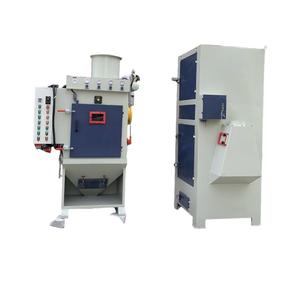 Cabina de arenado automática con cinta transportadora para pulido, limpieza y acabado de piezas metálicas, alta productividad, larga duración - Product Image 1