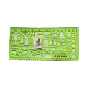 قالب رسم بلاستيكي مسطرة قياس قالب مسطرة قالب رسم بلاستيكي مسطرة - Product Image 5