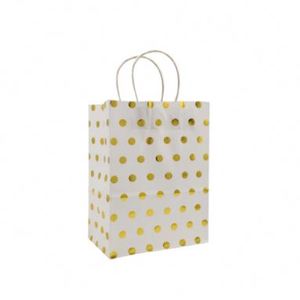 Gold Dot Paper Kraft <b>Bags</b> Kids Adult Birthday Party Decor Gift Candy <b>Packing</b> <b>Bags</b> Wedding Anniversary Baby Shower Supplies - Product Image 4