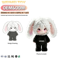 WEIMEI Fabricant Professionnel de Jouets en Peluche Personnalisés, Jouets en Peluche et Vinyle PVC, Faible MOQ, Conception de Logo Personnalisé, Jouets en Peluche et Vinyle