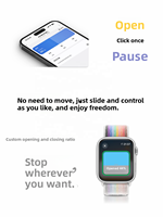 Rail de rideau électrique intelligent Matter Mini compatible HomeKit, Siri, Alexa, Google Home – Système de rideaux automatiques pour les marchés US, AU, CA