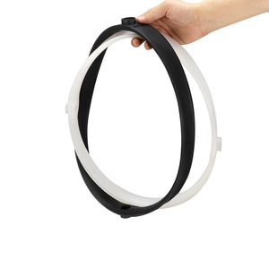 Joint d'étanchéité pour vanne papillon pneumatique, en caoutchouc silicone résistant aux hautes températures, avec bride résistante à l'usure pour siège de vanne - Product Image 1