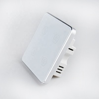 Interrupteur tactile intelligent WiFi 4 voies 10A pour application Smart Life, norme UK/EU, pour contrôle à distance via téléphones mobiles