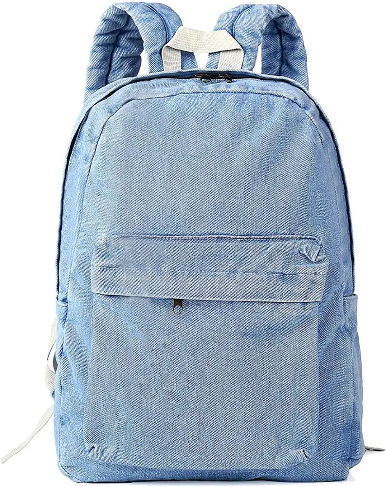डेनिम बैग लड़कियों महिलाओं के लिए क्लासिक रेट्रो Bookbags बच्चों किशोर स्कूल बैग जींस बैग कॉलेज के लिए