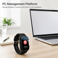 Smartwatch 4G per anziani con pulsante SOS, videochiamata, rilevamento cadute, allarme anti-remozione, AMOLED, 800mAh