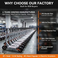 Scooter Eléctrico de 48V en Oferta, Precio de Fábrica, Batería de Litio de 15AH-23AH, Alcance de 45KM, Plegable, Motor sin Escobillas, Resistente al Agua, 150kg