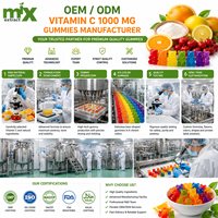 Gummies Antioxydantes à la Vitamine C 1000mg Marque Blanche Mix Extract – Soutien Immunitaire & Complément Quotidien pour le Bien-être