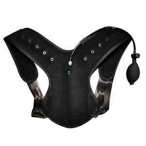 Ceinture de correction de posture gonflable noire réglable pour étudiants et adultes – Dispositif de redressement du dos et de correction de la colonne vertébrale - Product Image 2