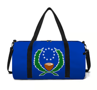 Sac de voyage à bandoulière avec drapeau de la Martinique, le plus vendu, sac de sport, sac de voyage pour le week-end, confortable et portable