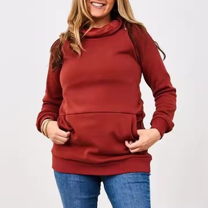 Felpa per l'allattamento di un pezzo di maternità autunno <span class=keywords><strong>inverno</strong></span> personalizzata cura della madre di gravidanza bambino che allatta dolcevita traspirante - Product Image 5