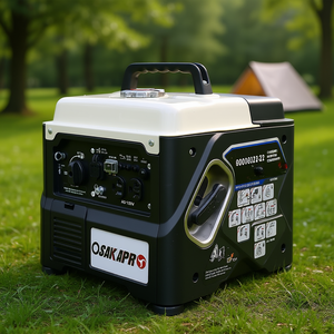 Osakapro <b>Portable</b> 1200W Gas Inverter <b>Generator</b> 60Hz 120V Ultra Quiet Recoil Start 80Cc 4L Fuel Tank - Product Image 2