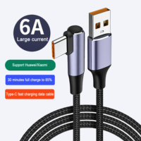 Kabel Pengisian Cepat 6A USB Type-C Kabel Data 100W 1m 2m 3m USB a ke USB C Kabel Data untuk Ponsel, Macbook, dan Tablet
