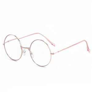 Montura de Gafas Redondas Retro, Gafas de Alta Calidad con Protección Contra Luz Azul para Hombre, Fábrica de Gafas - Product Image 6