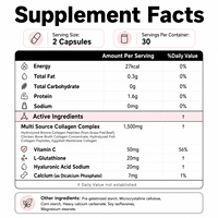 WELLBODY Vente en gros de capsules de glutathion personnalisées pour les soins de la peau, vitamine C, collagène, blanchiment de la peau, supplément de L-glutathion, santé de la peau