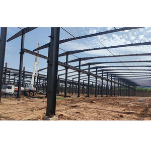 Bâtiment modulaire en structure métallique pour l'usine de transformation du <span class=keywords><strong>bois</strong></span>, hangar pour le Gabon - Product Image 3