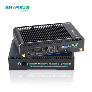 PC industriel DC12V Intel Pentium N3710 VGA HD Win11 Linux IOT sans ventilateur POS Mini PC NUC <span class=keywords><strong>DDR3</strong></span> 4COM état neuf - Product Image 3