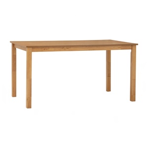 Large Natural Oak Colour WALD <b>Dining</b> Set 1+6 Spacious 7-Piece <b>Dining</b> <b>Table</b> and Chairs for Family Gatherings and <b>Dining</b> Room - Product Image 2