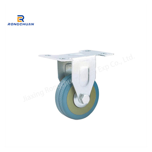 Rueda Giratoria de 3 Pulgadas <span class=keywords><strong>con</strong></span> <span class=keywords><strong>Base</strong></span> de Acero, Capacidad de Carga de 55 kg, Hecha de Goma para Uso Industrial - Product Image 6