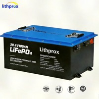 Batería de ciclo profundo LiFePO4 para montacargas, 38.4V 100AH, para manipulación de materiales, alta densidad de energía, CE FCC RoHS, OEM ODM, de fábrica