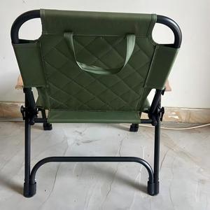 เก้าอี้พับเหล็กคาร์บอนพนักพิงบุนวม <span class=keywords><strong>Kmit</strong></span> Oxford สำหรับตั้งแคมป์ ปิกนิก ชายหาด และสวน เก้าอี้พกพาสำหรับใช้งานกลางแจ้ง - Product Image 4