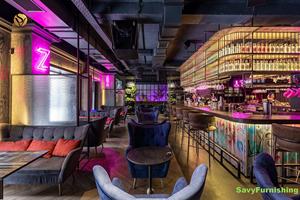 Comptoir de <span class=keywords><strong>bar</strong></span> industriel moderne et rustique, design personnalisé pour <span class=keywords><strong>bar</strong></span> à cocktails, mobilier de salon <span class=keywords><strong>Speakeasy</strong></span>, canapé avec table - Product Image 4