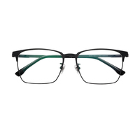 Dernier cadre de lunettes en titane pour hommes, vente en gros