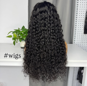En gros Demi-perruque pour femmes noires, en cheveux vierges, avec coupe en V et en <span class=keywords><strong>U</strong></span>, sans dentelle, style Afro Jerry Curly, sans colle, à clips - Product Image 2