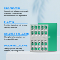 Stimulant de croissance capillaire avancé, prévention de la perte de cheveux, fibronectine, collagène soluble, hyaluronate de sodium, revitalisation du cuir chevelu