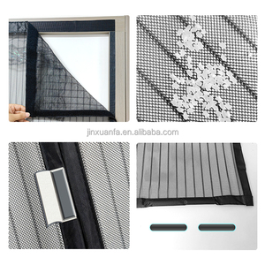 Tenda Magnetica Antizanzare a Strisce in Poliestere Stile Moderno per Porta nel 2026 - Product Image 2