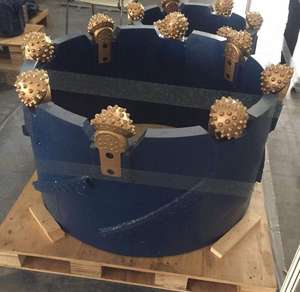 bibo 40 Inch 1200 mm Rock Drilling Core Barrels with Roller Bits for Drill Road Construction Borehole Rotary Piling <b>Foundation</b> - Product Image 3
