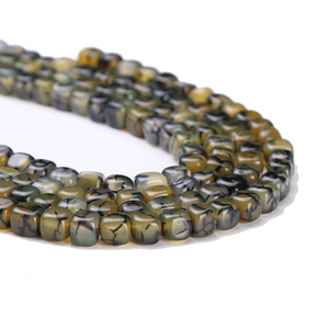 Piedras Preciosas de Ojo de Gato con Corte Brillante, Calidad 5A, Cuentas Minerales para la Fabricación de Joyas, Decoración Verde, Accesorios de 8 mm y 3 mm de Altura - Product Image 5