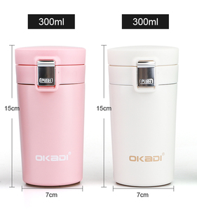 Personnalisé double paroi en acier inoxydable bouteille <span class=keywords><strong>isotherme</strong></span> sous vide étanche voyage café tasse avec couvercle - Product Image 4