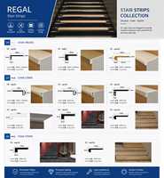 Profilé d'escalier économique en MDF, peignable, pour marches intérieures