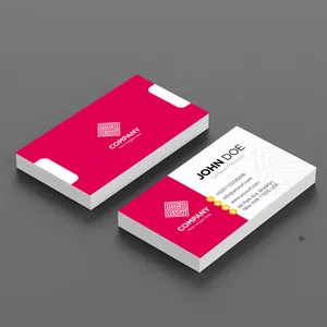 Free Design Custom Full Color Double-sided Printing 300G Surface Lamination Business Card