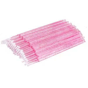 Wholesale Bulk Vendor Disposable Eyelash Extension Microbrush 100 Pcs Lash Cleaner Mini Micro Brush