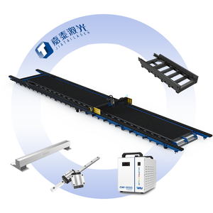 8025 Large Format 12KW 20KW 30KW 40KW Ground Rail Type Single Platform High Strength Bed <strong>CNC</strong> Fiber <strong>Laser</strong> <strong>Cutting</strong> <strong>Machines</strong> - Product Image 1
