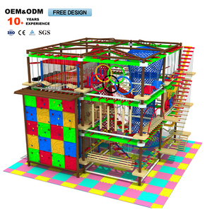 Nuevo Diseño de Fábrica, Parque Infantil Interior Personalizado, Materiales de Aventura con Cuerdas para Niños - Product Image 4